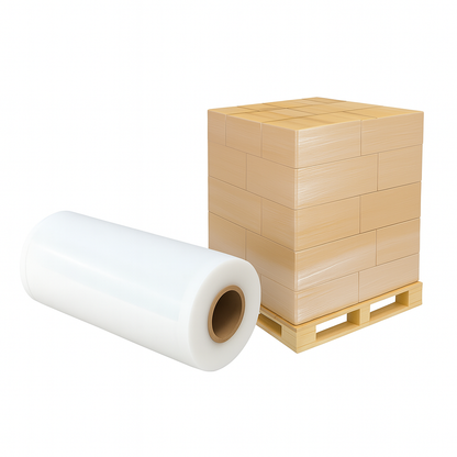Eco Hand Stretch Film 16" 29 Gauge 1,500 FT. Clear Pre-Stretch